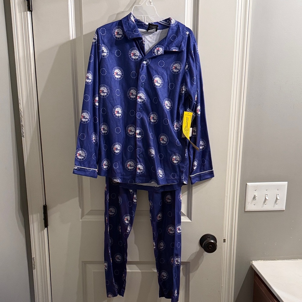 NBA Kids Pajama Set in Navy Blue